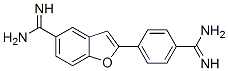 2-(4-amidinophenyl)-1-benzofuran-5-carboxamidine Struktur