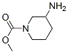 1-Piperidinecarboxylicacid,3-amino-,methylester(9CI) Struktur