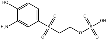 2-AMINO-4-([2-(SULFOXY)-ETHYL]SULFONYL)-PHENOL Struktur