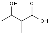 3-hydroxy-2-methyl-Butanoic acid Struktur