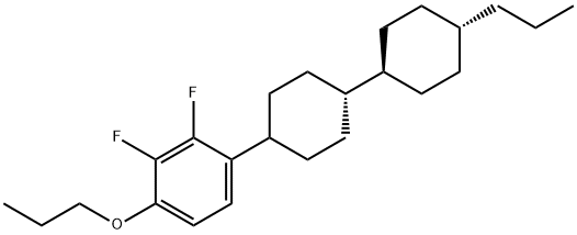 Benzene, 2,3-difluoro-1-propoxy-4-[(trans,trans)-4'-propyl[1,1'-bicyclohexyl]-4-yl]-