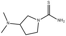 1-Pyrrolidinecarbothioamide,  3-(dimethylamino)- Struktur