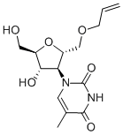 2,5-ANHYDRO-3-DEOXY-3-(3,4-DIHYDRO-5-METHYL-2,4-DIOXO-1(2H)-PYRIMIDINYL)-1-O-2-PROPEN-1-YL-L-MANNITOL Struktur