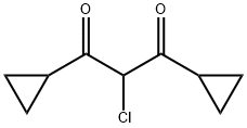 1,3-Propanedione, 2-chloro-1,3-dicyclopropyl- (9CI) Struktur