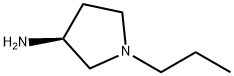 3-Pyrrolidinamine,1-propyl-,(3S)- Struktur