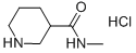 PIPERIDINE-3-CARBOXYLIC ACID METHYL AMIDE, HYDROCHLORIDE