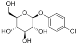 4'-CHLOROPHENYL-BETA-D-GLUCOPYRANOSIDE Struktur