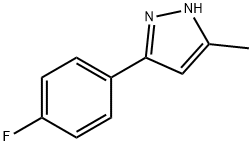 3-(4-FLUOROPHENYL)-5-METHYL-1H-PYRAZOLE Struktur