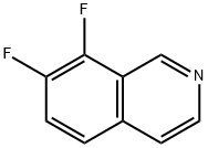 Isoquinoline, 7,8-difluoro- (9CI) Struktur