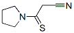 Pyrrolidine, 1-(2-cyano-1-thioxoethyl)- (9CI) Struktur