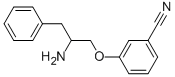 3-(2-AMINO-3-PHENYLPROPOXY)-BENZONITRILE Struktur