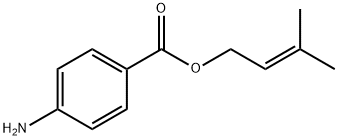 2-Buten-1-ol,3-methyl-,4-aminobenzoate(9CI) Struktur