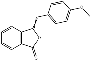 3-[(4-methoxyphenyl)methylene]phthalide  Struktur