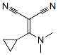 Propanedinitrile, [cyclopropyl(dimethylamino)methylene]- (9CI) Struktur