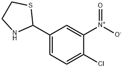 Thiazolidine, 2-(4-chloro-3-nitrophenyl)- (9CI) Struktur