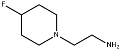 1-Piperidineethanamine,4-fluoro-(9CI) Struktur