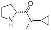 2-Pyrrolidinecarboxamide,N-cyclopropyl-N-methyl-,(2R)-(9CI) Struktur