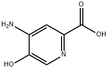 2-Pyridinecarboxylicacid,4-amino-5-hydroxy-(9CI) Struktur