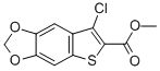 METHYL 7-CHLOROTHIENO[2,3-F][1,3]BENZODIOXOLE-6-CARBOXYLATE Struktur