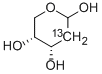 2-DEOXY-D-[2-13C]ERYTHRO-PENTOSE Struktur