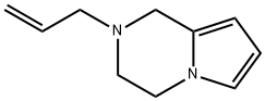 Pyrrolo[1,2-a]pyrazine, 1,2,3,4-tetrahydro-2-(2-propenyl)- (9CI) Struktur