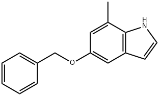 5-BENZYLOXY-7-METHYLINDOLE Struktur