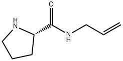 2-Pyrrolidinecarboxamide,N-2-propenyl-,(2S)-(9CI) Struktur