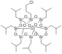 PSS-CHLOROPROPYL-HEPTAISOBUTYL SUBSTITU& Struktur