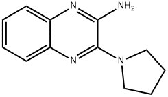 2-(PYRROLIDIN-1-YL)-3-AMINOQUINOXALINE Struktur