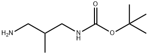 N-(3-AMINO-2-METHYLPROPYL)CARBAMIC ACID TERT-BUTYL ESTER Struktur