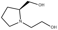 1-Pyrrolidineethanol,2-(hydroxymethyl)-,(2S)-(9CI) Struktur