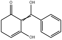 3-Cyclohexen-1-one, 3-hydroxy-2-(hydroxyphenylmethylene)- (9CI) Struktur