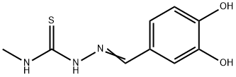 Hydrazinecarbothioamide, 2-[(3,4-dihydroxyphenyl)methylene]-N-methyl- (9CI) Struktur