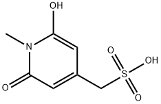 4-Pyridinemethanesulfonic acid, 1,6-dihydro-2-hydroxy-1-methyl-6-oxo- (9CI) Struktur