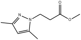 methyl 3-(3,5-dimethyl-1H-pyrazol-1-yl)propanoate Struktur