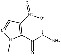 1H-Pyrazole-5-carboxylicacid,1-methyl-4-nitro-,hydrazide(9CI) Struktur