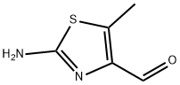 4-Thiazolecarboxaldehyde, 2-amino-5-methyl- (9CI) Struktur