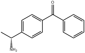 Methanone, [4-[(1R)-1-aminoethyl]phenyl]phenyl- Struktur