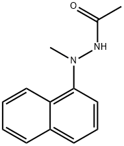 N'-METHYL-N'-(NAPHTHALEN-1-YL)ACETOHYDRAZIDE Struktur