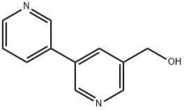 (5-(pyridin-3-yl)pyridin-3-yl)methanol Struktur