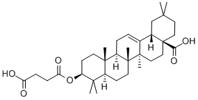 Succinyl oleanolic acid Struktur