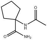 Cyclopentanecarboxamide, 1-acetamido- (7CI,8CI) Struktur