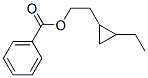 Cyclopropaneethanol, 2-ethyl-, benzoate (9CI) Struktur