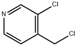 Pyridine, 3-chloro-4-(chloromethyl)- (9CI) Struktur