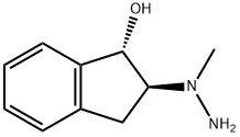 (1S,2S)-2-(1-Methylhydrazinyl)-2,3-dihydro-1H-inden-1-ol Struktur