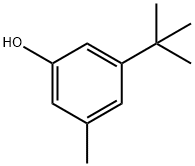 5-tert-butyl-m-cresol Struktur