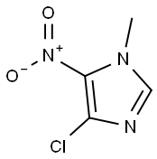 4-CHLORO-1-METHYL-5-NITRO-1H-IMIDAZOLE Struktur