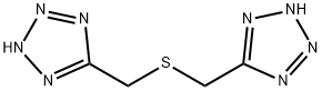 5-[[(1H-1,2,3,4-TETRAAZOL-5-YLMETHYL)THIO]METHYL]-1H-1,2,3,4-TETRAAZOLE Struktur