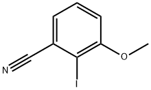 2-Iodo-3-Methoxybenzonitrile Struktur