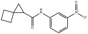 Spiro[2.3]hexane-1-carboxamide, N-(3-nitrophenyl)- (9CI) Struktur